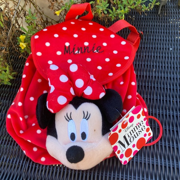 U.S. Gift Factory Minnie plush backpack - Picture 1 of 7